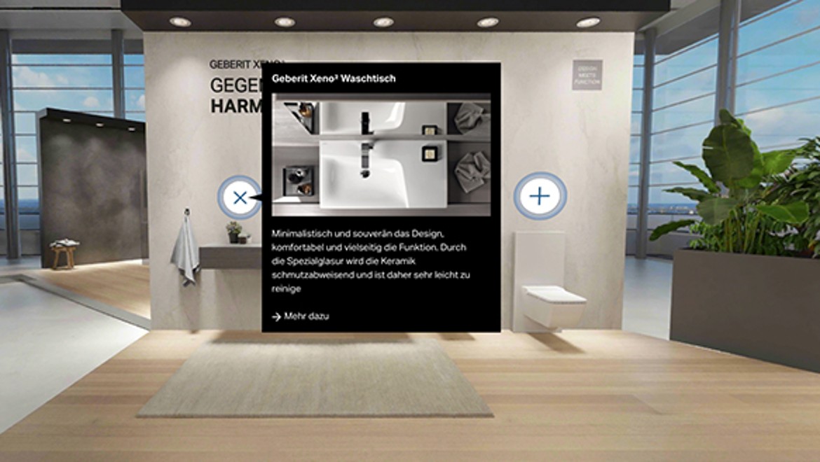 Geberit Showroom Badserie Acanto Geberit Showroom Badserie Acanto